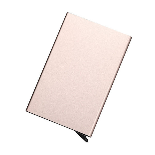 Slim Thin Business Card Case PU & Alloy Bank Credit Card Package credit card holder Card Box carteira feminino masculina