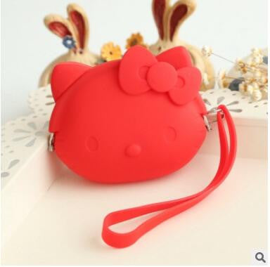 Mini Hello Kitty Coin Purse Cat Cute Female Women's Wallet Lovely Children Bags For Girls Kid Gift Bolsa