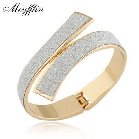 Pulseras Fashion Gold/Silver Cuff Bracelets & Bangles for Women Men Jewelry Female Charm Bracelet Pulseiras Bijoux Accessories