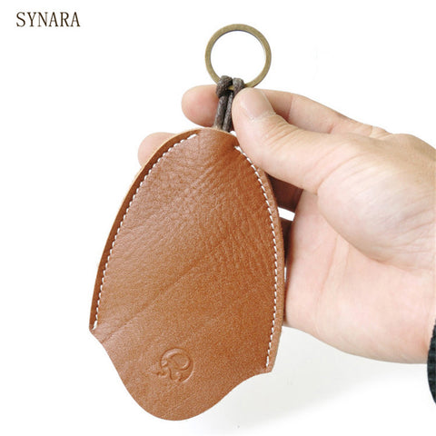2017 High Quality Genuine Leather Key Wallet Auto Car Key Cases Men Real Leather Hasp Key Holder Women Housekeeper Key Pouch Bag