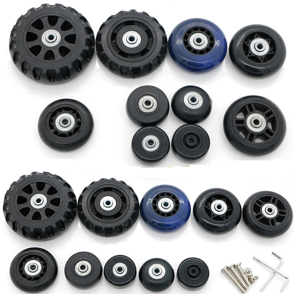 Suitcase Wheels Repair Replacement Parts for Luggage  360 Spinner Upright Mute High Quality  Wheels for Suitcases 1 PCS