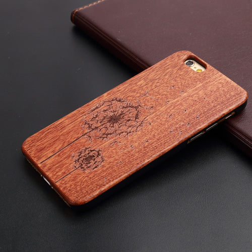 Natural U&I Brand New Wood Phone Case For iPhone 5 5S 6 6S 6Plus 7 7Plus Cover Wooden High Quality Shockproof Protector Coque