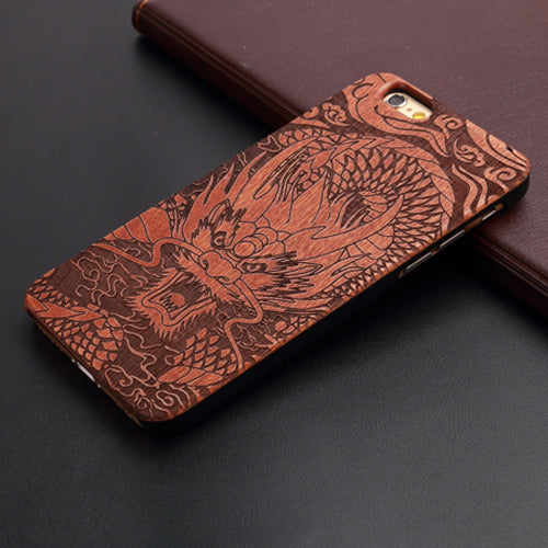 Natural U&I Brand New Wood Phone Case For iPhone 5 5S 6 6S 6Plus 7 7Plus Cover Wooden High Quality Shockproof Protector Coque