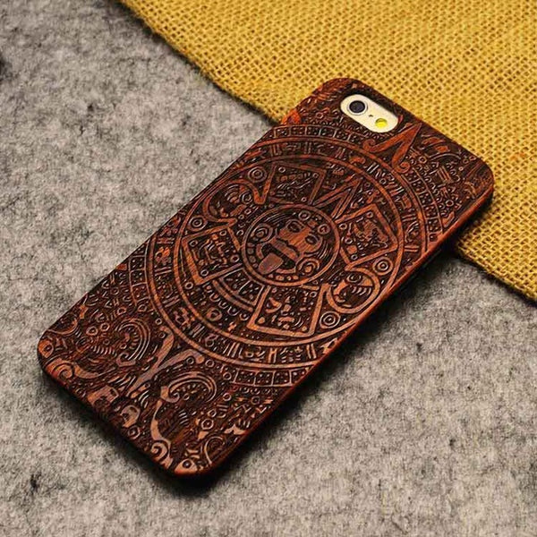 Natural U&I Brand New Wood Phone Case For iPhone 5 5S 6 6S 6Plus 7 7Plus Cover Wooden High Quality Shockproof Protector Coque