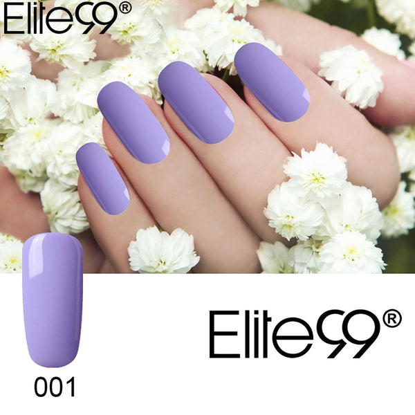 Elite99 Pink Purple UV Nail Gel Polish Soak Off Long-lasting Varnish Gel Polish Manicure Nail Art Tips Polish Design UV Gel