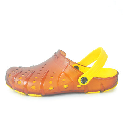 Clogs Men Beach Slippers Summer Rubber Sandals Hole Shoes Mules Flip Flops Pantufas Chinelos Garden Fashion Eva Zapatos Hombre