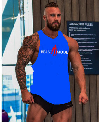 2017 Brand Casual vest men t shirts Summer Cotton Fit Men Tank Tops Clothing Bodybuilding Undershirt Golds Fitness man M-2XL