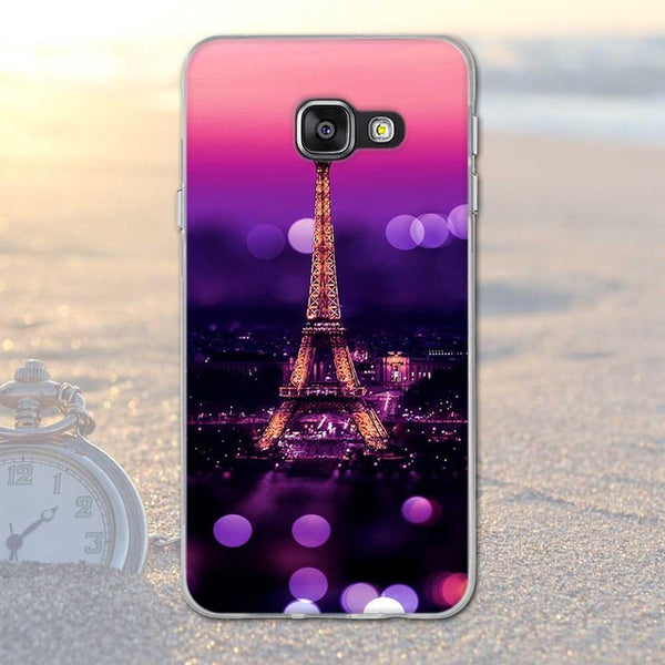 For Samsung Galaxy A3 2016 A310 A310F Animal Scenery City Pattern Rubber TPU Soft Phone Cover Case For Samsung A3 2016 Fundas