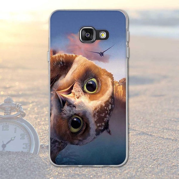 For Samsung Galaxy A3 2016 A310 A310F Animal Scenery City Pattern Rubber TPU Soft Phone Cover Case For Samsung A3 2016 Fundas