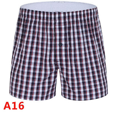 TOIVOTUKSIA Plaid Men Boxer Shorts Mens Underwear Trunks Cotton Cuecas Underwear boxers for male Woven Homme Boxer Arrow Panties