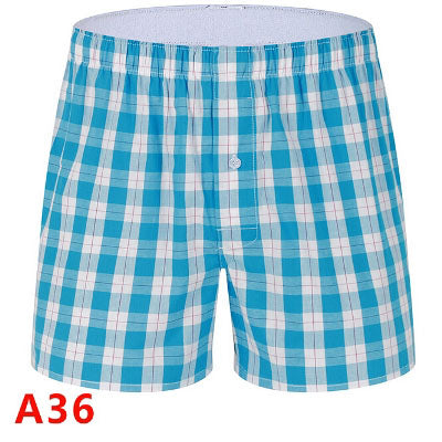 TOIVOTUKSIA Plaid Men Boxer Shorts Mens Underwear Trunks Cotton Cuecas Underwear boxers for male Woven Homme Boxer Arrow Panties