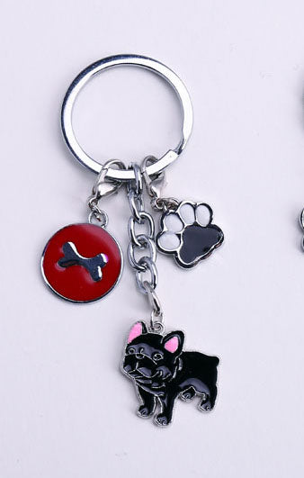 Metal PET Key Chain welsh Corgi Dogs Key Ring Bag charm Wholesale Lovely Keychain Car Keyring gift Women Jewelry Drop shipping
