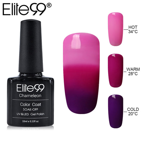 Elite99 Mood Changing Color Gel Nail Polish 32 UV Color Thermal Temperature Color Change Gel Varnish Nail Polish 10ML/PC