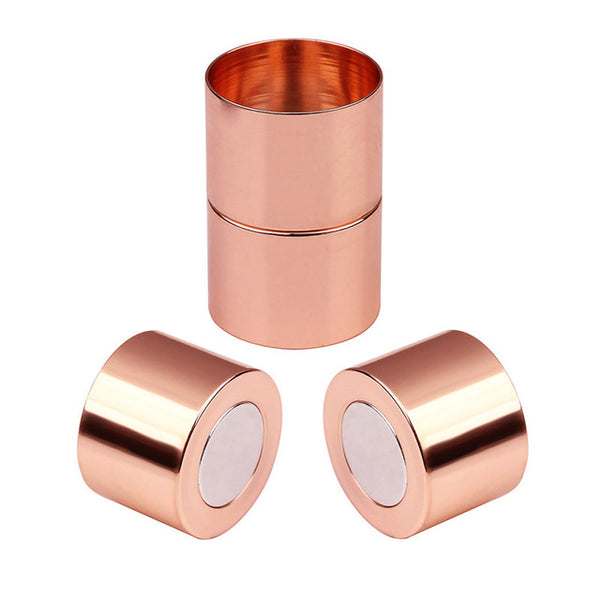 10pcs/lot Gold Strong Magnetic Clasps Fit 3 4 5 6 7 8 10 12 15 mm Leather Cord Bracelets Connectors for Jewelry Making F773