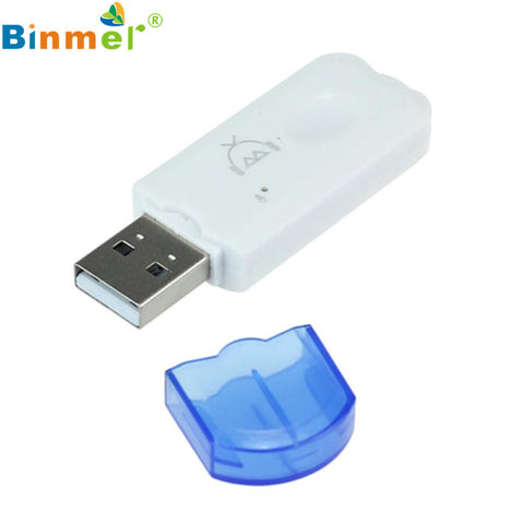 Adroit Blue Color USB Portable Wireless Bluetooth V2.1 Music Audio Receiver Adapter Handsfree DEC28 drop shipping