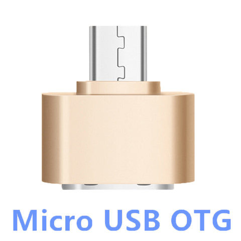 Alloy Android Micro USB OTG Cable USBOTG Adapter Mini Converter for usb flash Mouse keyboaed Electronic reader Hand Shank MP3