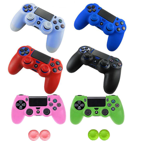Silicone Analog Joystick Thumbstick Grip Caps Protective Skin Cover Case For Sony Playstation Dualshock 4 PS4 Controller Gamepad