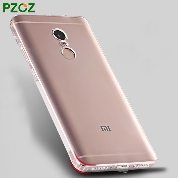 PZOZ Xiaomi Redmi Note 4 Case Silicone Cover Original Xiaomi Redmi Note 4X Pro Luxury Transparent Shockproof Phone Soft Shell