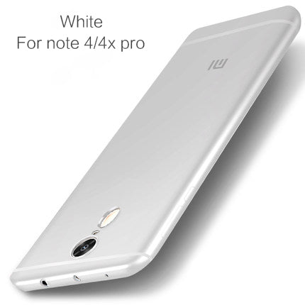 PZOZ Xiaomi Redmi Note 4 Case Silicone Cover Original Xiaomi Redmi Note 4X Pro Luxury Transparent Shockproof Phone Soft Shell