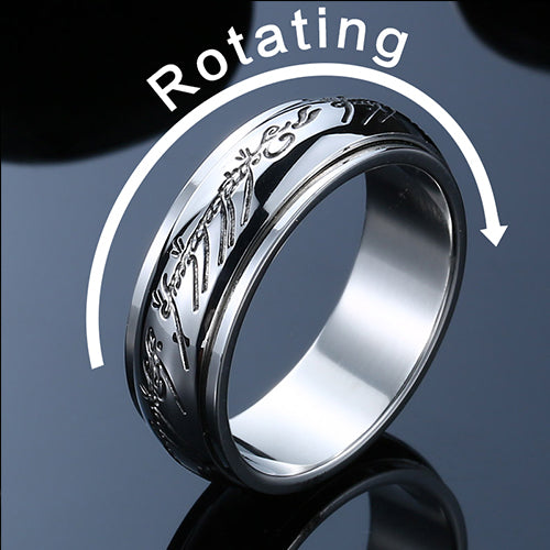 movie style high quality stainless steel men and women one ring fashion popular exquisite magic jewelry