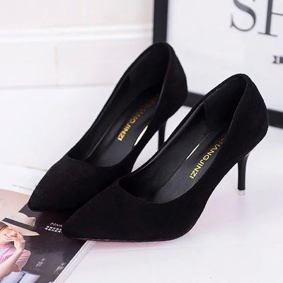 Shuangxi.jsd 2017 Summer Shoes Woman High Heels Brand Fashion Suede Fine With Variety Of High-heeled 5cm Women Shoes 34-42