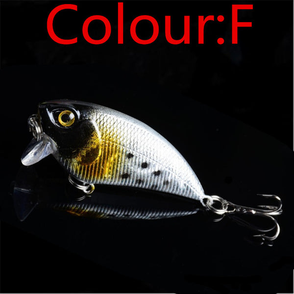 1Pcs Crankbait Minnow Trolling Lure Fishing Tackle Wobbler Swimbait Fishing 5.5cm 6.6g Fishing Lure Artificial Hard Bait FA-277