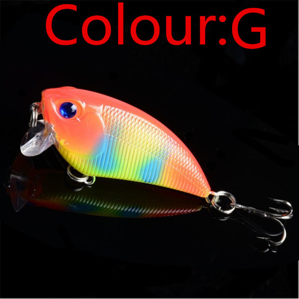 1Pcs Crankbait Minnow Trolling Lure Fishing Tackle Wobbler Swimbait Fishing 5.5cm 6.6g Fishing Lure Artificial Hard Bait FA-277