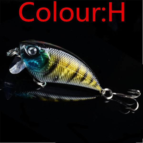 1Pcs Crankbait Minnow Trolling Lure Fishing Tackle Wobbler Swimbait Fishing 5.5cm 6.6g Fishing Lure Artificial Hard Bait FA-277