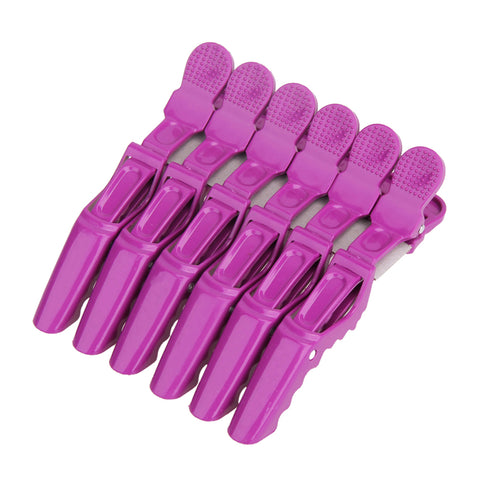 6Pcs/Lot Professional Salon Section Hair Clips DIY Hairdressing Hairpins Hair Styling Accessories Tools Hair Clips Random Color