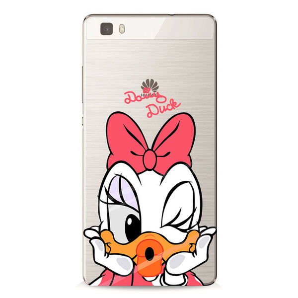 Mickey Minnie Case Ultra Thin Soft Silicon Transparent TPU Cover Coque For Huawei P8 Lite 2017 P9 P9 lite P10 Cases Fundas Capa