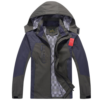 2017 New Men's Waterproof  Windpoof Jackets Men Spring Autumn Jacket Coats Male Brand Clothing Plus Size L-5XL SA008