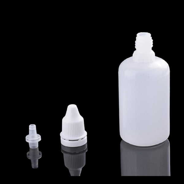 1pc 5ml/15ml/20ml/30ml/50ml/100ml Empty Plastic Squeezable Dropper Bottles Eye Liquid Dropper Sample Eyes Drop Bottle