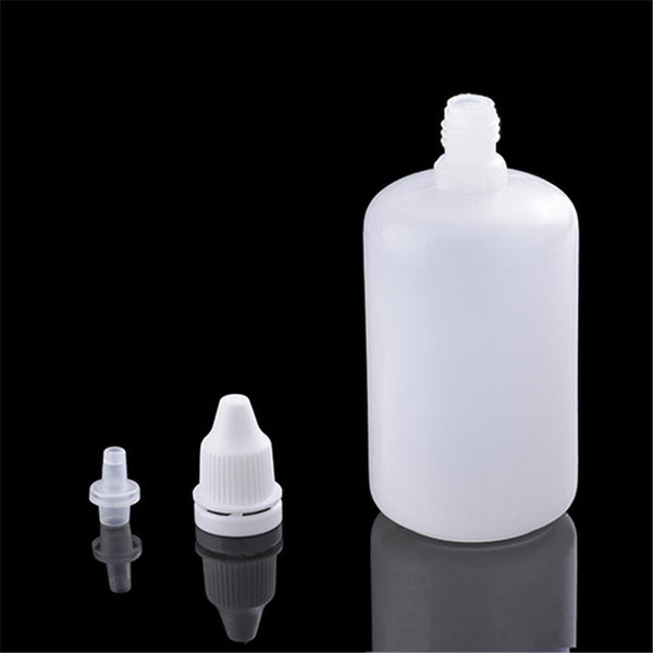 1pc 5ml/15ml/20ml/30ml/50ml/100ml Empty Plastic Squeezable Dropper Bottles Eye Liquid Dropper Sample Eyes Drop Bottle