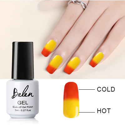 Belen 7ml Chameleon Temperature Change Color UV Gel Polish Varnishes Soak-off Gel Nail LED Lamp Gel Lak UV Nails Verniz Lacquer