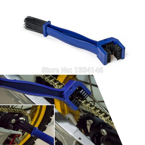 New Motorcycle Bike Chain Maintenance Cleaning Brush Cycle Brake Remover For Honda Yamaha KTM Kawasaki Suzuki BMW Blue Tools