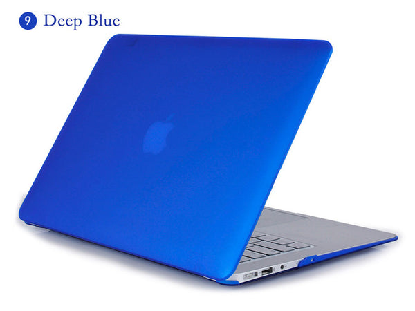 JUNWER Crystal\Matte Transparent Case For Apple Macbook Air Pro Retina 11 12 13 15 For Macbook Air 13 Laptop Case Cover