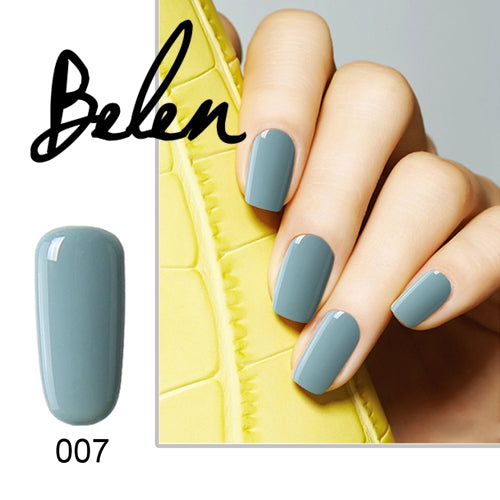 Belen Nail GelPolish Soak Off  Gel Polish Long Lasting UV LED Art Gelpolish Manicure Gray Color Nail Varnishes Nude Lacquer