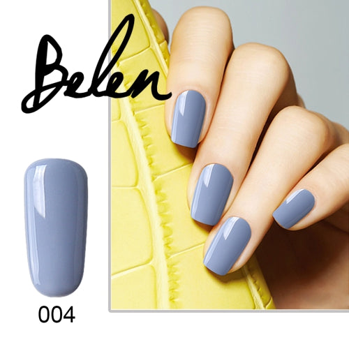 Belen Nail GelPolish Soak Off  Gel Polish Long Lasting UV LED Art Gelpolish Manicure Gray Color Nail Varnishes Nude Lacquer