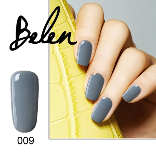 Belen Nail GelPolish Soak Off  Gel Polish Long Lasting UV LED Art Gelpolish Manicure Gray Color Nail Varnishes Nude Lacquer