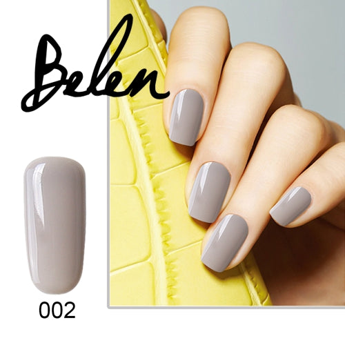 Belen Nail GelPolish Soak Off  Gel Polish Long Lasting UV LED Art Gelpolish Manicure Gray Color Nail Varnishes Nude Lacquer