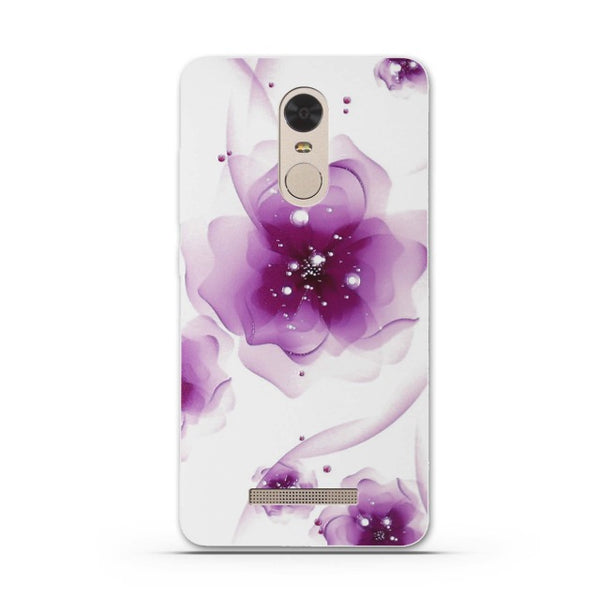 Flower Print Case for Xiaomi Redmi Note 3 Pro prime Soft Silicone Back Cover for Redmi Note 3/ Red Rice Note 3 /Hongmi Note 3