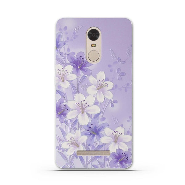 Flower Print Case for Xiaomi Redmi Note 3 Pro prime Soft Silicone Back Cover for Redmi Note 3/ Red Rice Note 3 /Hongmi Note 3