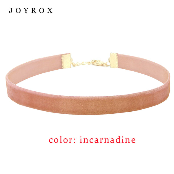 JOYROX Punk Style Black Velvet Colar 2017 Fashion Women Choker Hot Gothic Pendant Ladies Collar Necklace Chocker Jewelry Gifts
