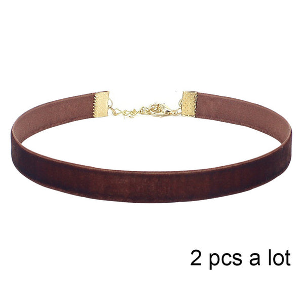 JOYROX Punk Style Black Velvet Colar 2017 Fashion Women Choker Hot Gothic Pendant Ladies Collar Necklace Chocker Jewelry Gifts