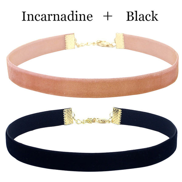 JOYROX Punk Style Black Velvet Colar 2017 Fashion Women Choker Hot Gothic Pendant Ladies Collar Necklace Chocker Jewelry Gifts