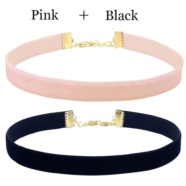 JOYROX Punk Style Black Velvet Colar 2017 Fashion Women Choker Hot Gothic Pendant Ladies Collar Necklace Chocker Jewelry Gifts