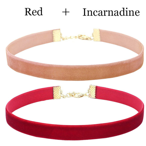 JOYROX Punk Style Black Velvet Colar 2017 Fashion Women Choker Hot Gothic Pendant Ladies Collar Necklace Chocker Jewelry Gifts