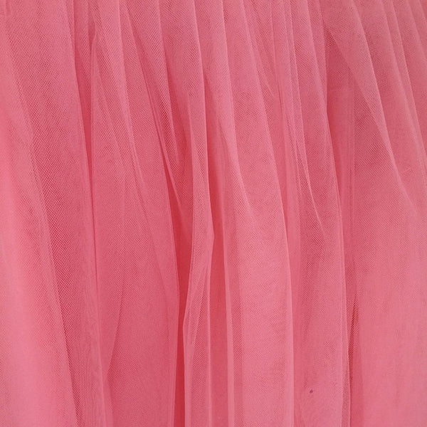 Puffy7 Layers Tulle Skirt Hidden Zipper Quality High Waisted Maxi Skirts Womens Adult TUTU Pleated Bridesmaids Faldas Petticoat