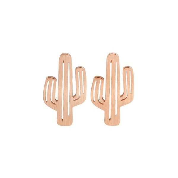 Oly2u 2017 New Fashion Cactus Post Earrings for Women Small Cactus Stud Earrings Party Gift ED122