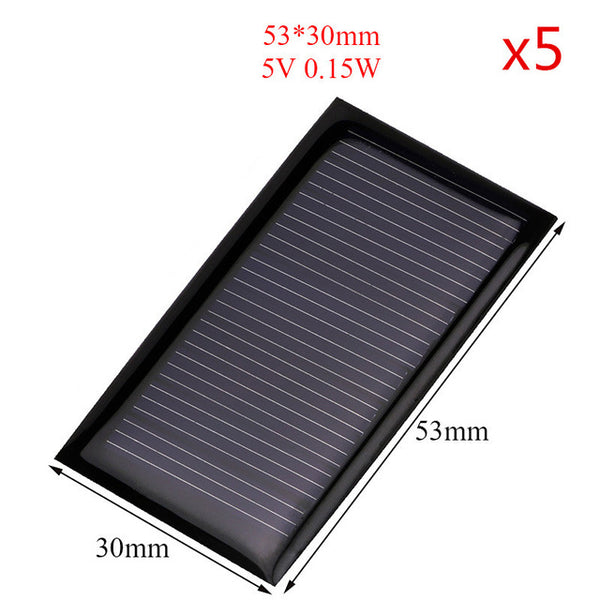 Solar Panel 6V 1W 110*60mm Portable Mini Sunpower DIY Painel For Solar Light Lamp Battery Toys Phone Charger Solar Charger